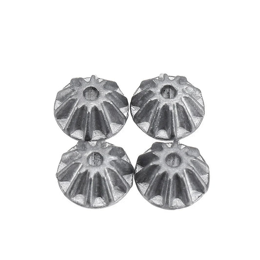 4PCS Wltoys 124016 124017 124018 124019 12429 1/12 RC Car Spare Zinc Alloy 10T Diff Small Planetary Gear 1271 Vehicles Model Parts