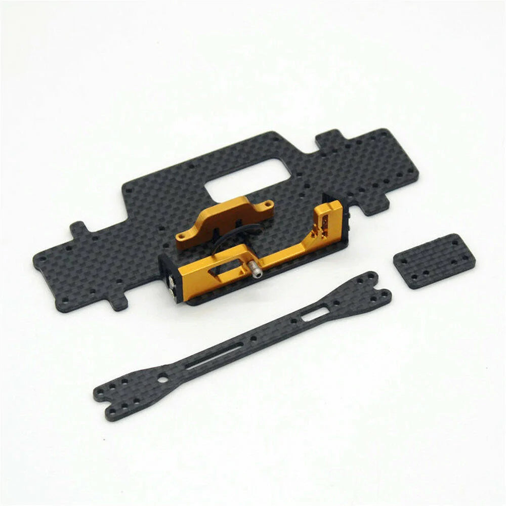 Upgraded Carbon Fiber Chassis Bottom Second Floor Plate for Wltoys 284161 284010 284131 K989 K979 K999 1/28 RC Car Vehicles Parts