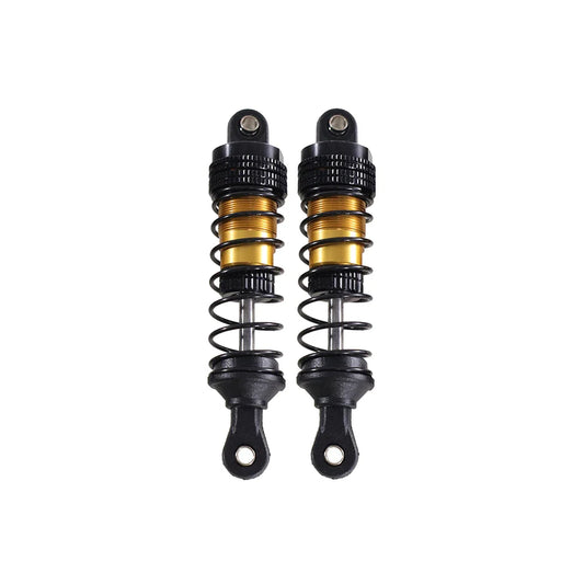 2PCS Upgraded Metal Shock Absorber Oil Damper for Wltoys 144001-02 144010 124007 124008 124016 124018 124019 MJX 14301 14302 16207 16208 16209 16210 RC Car Vehicles Model Parts