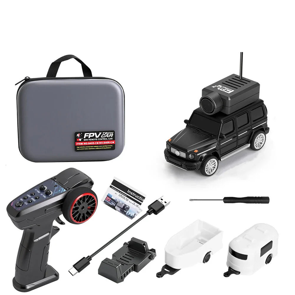 Wltoys 6406 6406-C 1/64 2.4G FPV RC Car SUV Wifi Camera Photos Videos VR App Control Built In Gyro Drift Desktop Micro 3 Speed On-Road Mini Full Proportional Vehicles Models Toys