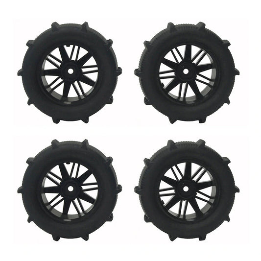 4Pcs 1/14 1/16 RC Car Tires For Wltoys 144001 124018 124019 104001 HBX 16889 SG1601 SG1602 XLF 16 Vehicle RC Crawler Off-road Parts