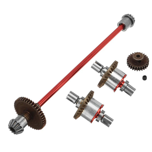 Alloy Metal Drive Shaft Front Rear Differential Alloy Decelarate Gear For WLtoys 144001 144002 RC Car Parts