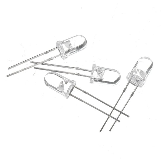 4PCS Wltoys 0122 LED Lights 5mm for 12423 12428 12428-B 1/12 RC Car Spare Parts