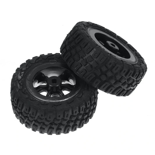 2PCS Wltoys 284161 1/28 RC Car Parts Tires Wheels Glued 2133 Vehicles Models Spare Accessories