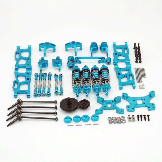 Wltoys 1/14 144001 144010 124019 Upgrade Metal Upgrade Parts With Shock Adapter Set RC Car Parts