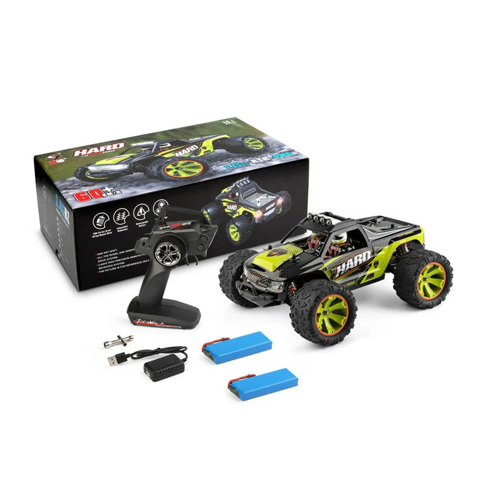 Wltoys 144002 RTR 1/14 2.4G 4WD 50km/h RC Car Vehicles Brushed LED Light Truck Toys