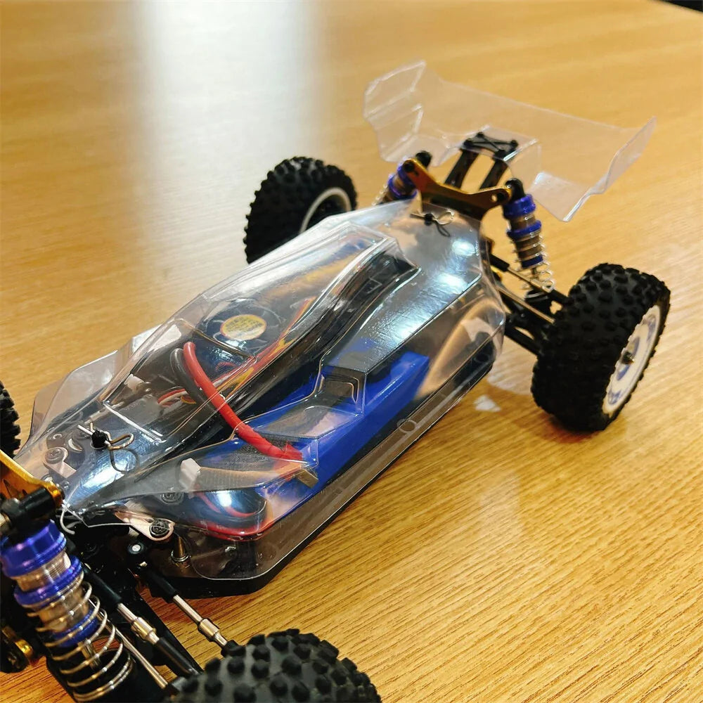 Upgraded Transparent Clear Body Shell for Wltoys 124017 124019 1/12 RC Car Vehicles Models DIY Spare Parts