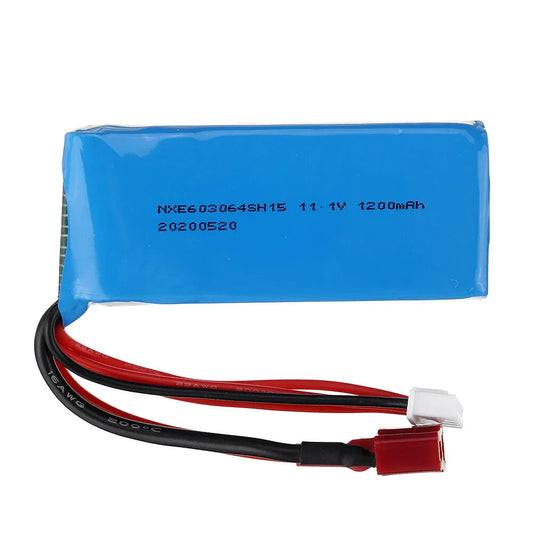 Wltoys WL915 11.1V 1200mAh 15C 3S T Plug Li-ion Battery WL915-46 for RC Boat Vehicles Model Spare Parts