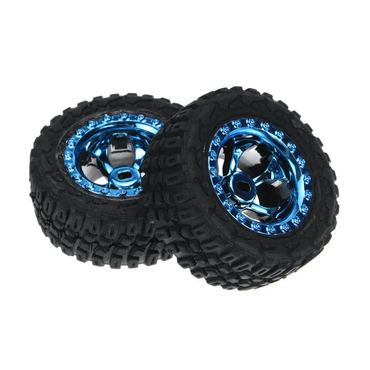 2PCS Wltoys 284161 1/28 RC Car Parts Tires Wheels Glued 2133 Vehicles Models Spare Accessories