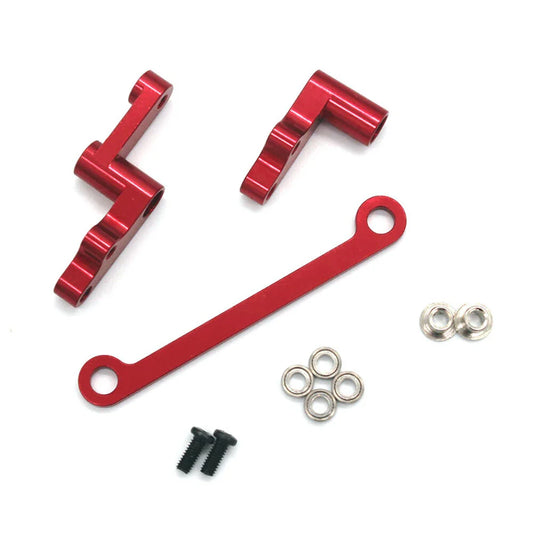Metal Upgrade Accessories Steering Assembly For Wltoys 124008 124010 1/12 RC Car Parts