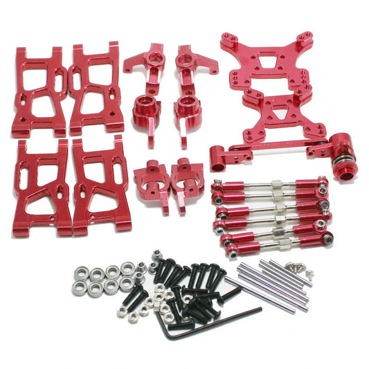 Wltoys 144001 144010 124019 124017 124018 1/14 Metal Upgrade Swing Arm Steering Seat Rear Wheel Seat C Seat RC Car Parts