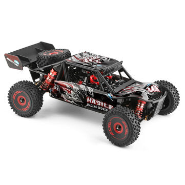 Wltoys 124016 V2 1/12 4WD 2.4G RC Car Brushless Desert Truck Off-Road Vehicle Models High Speed 75km/h Metal Chassis