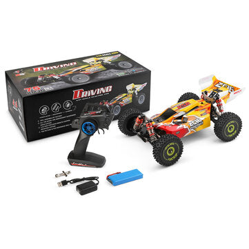 Wltoys 144010 1/14 2.4G 4WD High Speed Racing Brushless RC Car Vehicle Models 75km/h