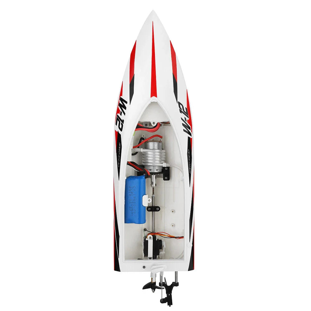Wltoys WL912-A ABS High Speed 35km/h 100m Remote Control RC Boat Ship With Water Cooling System Vehicle Models Two Battery