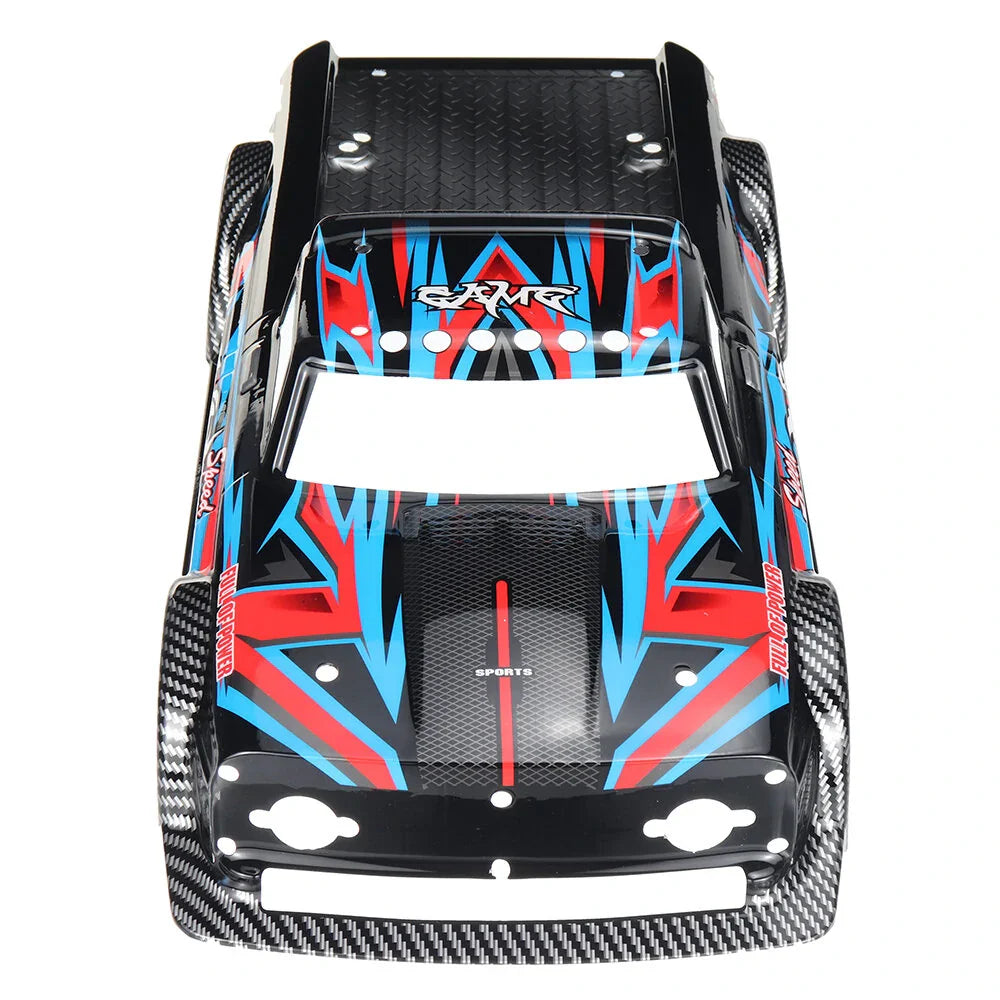 Wltoys 104072 1/10 RC Car Spare Body Shell Tail Wing w/ LED Light Painted 2103/2106 Vehicles Models Parts Accessories