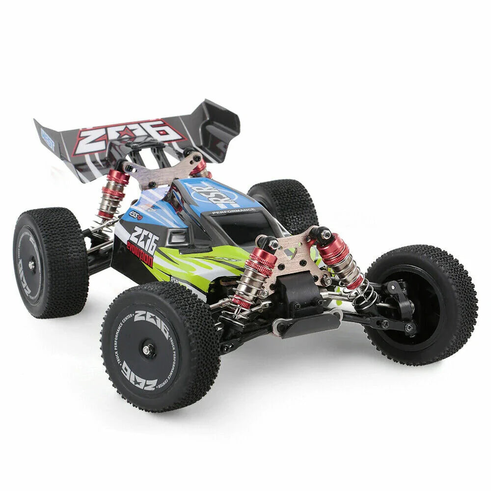 Wltoys 144012 1/14 2.4G 4WD High Speed Racing RC Car Vehicle Models Carbon Fiber Chassis 60km/h 7.4v 1500mah