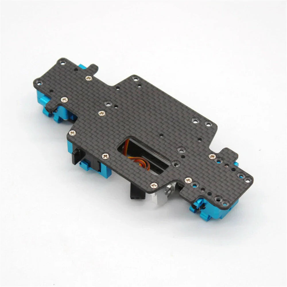 Upgraded Carbon Fiber Chassis Bottom Second Floor Plate for Wltoys 284161 284010 284131 K989 K979 K999 1/28 RC Car Vehicles Parts