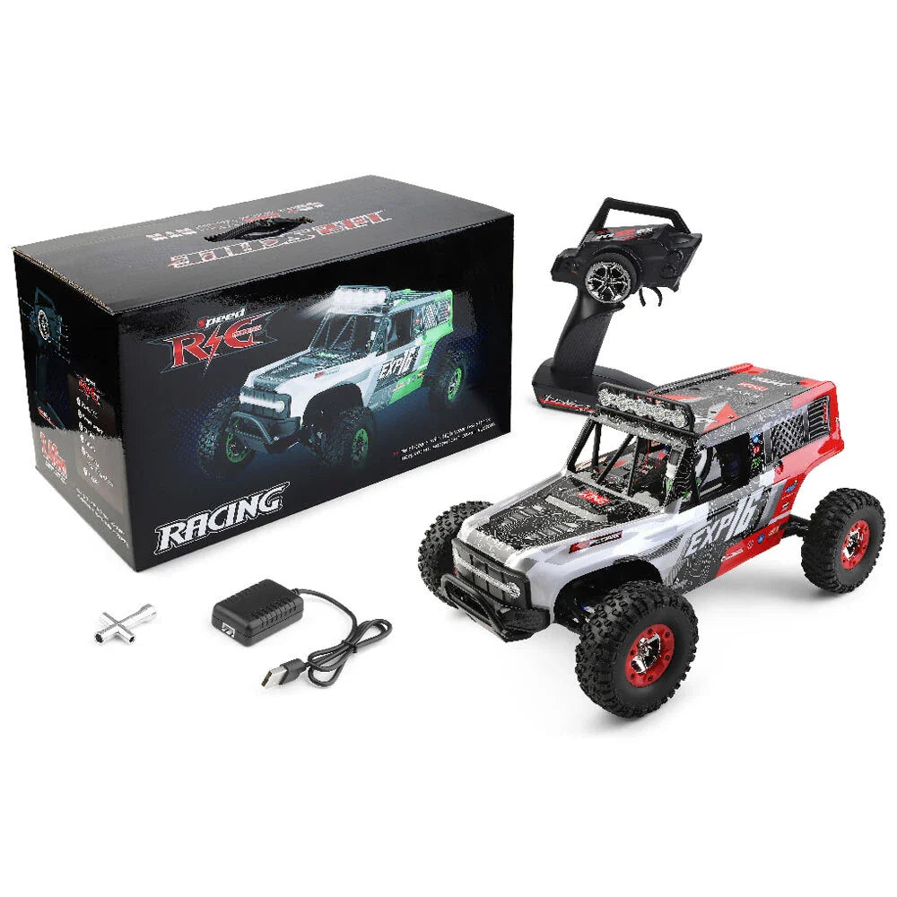 WLtoys 124006 1/12 2.4G 4WD RC Car Crawler RTR Vehicle Models w/ LED Lights