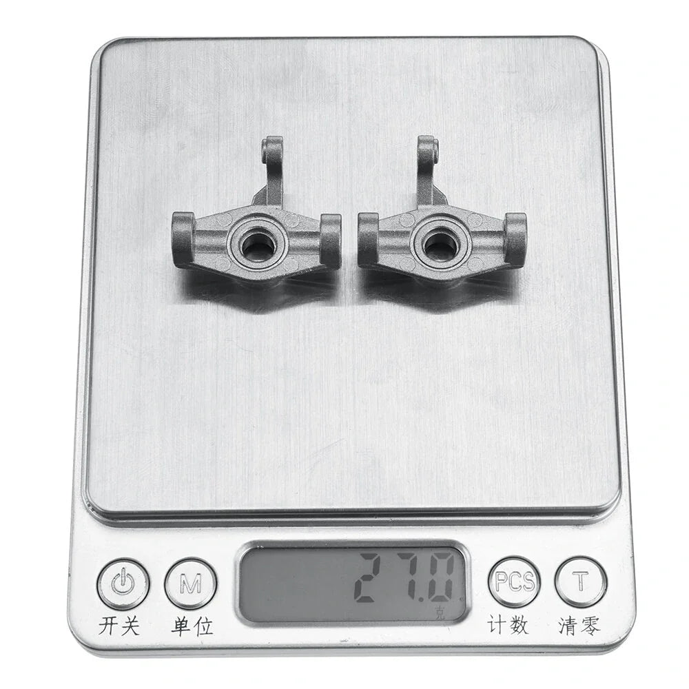 2PCS Wltoys 144002 1/14 RC Car Metal Front/Rear Wheel Seat 2166/2167 Vehicles Model Spare Parts