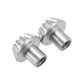 2PCS Wltoys 124016 124017 124018 124019 12429 1/12 RC Car Spare Zinc Alloy 12T Drive Gear 1154 Vehicles Model Parts