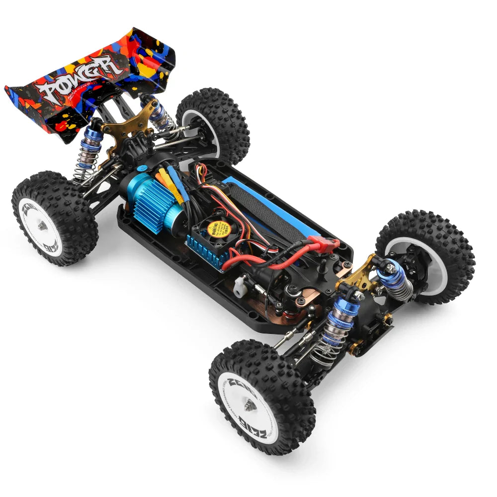 Wltoys 124007 Several Battery 1/12 2.4G 4WD Brushless RC Car 75km/h Off-Road Speed Racing Vehicles Models RTR Toys