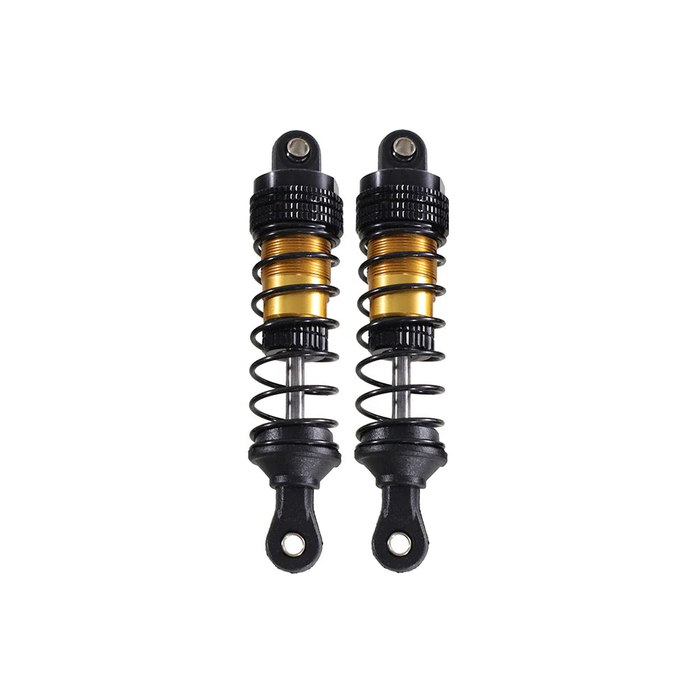2PCS Upgraded Metal Shock Absorber Oil Damper for Wltoys 144001-02 144010 124007 124008 124016 124018 124019 MJX 14301 14302 16207 16208 16209 16210 RC Car Vehicles Model Parts