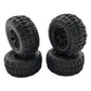 4PCS Upgraded Tires Wheels for Wltoys 144010 MJX 14209 14210 1/14 1/16 RC Cars Vehicles Models Spare Parts