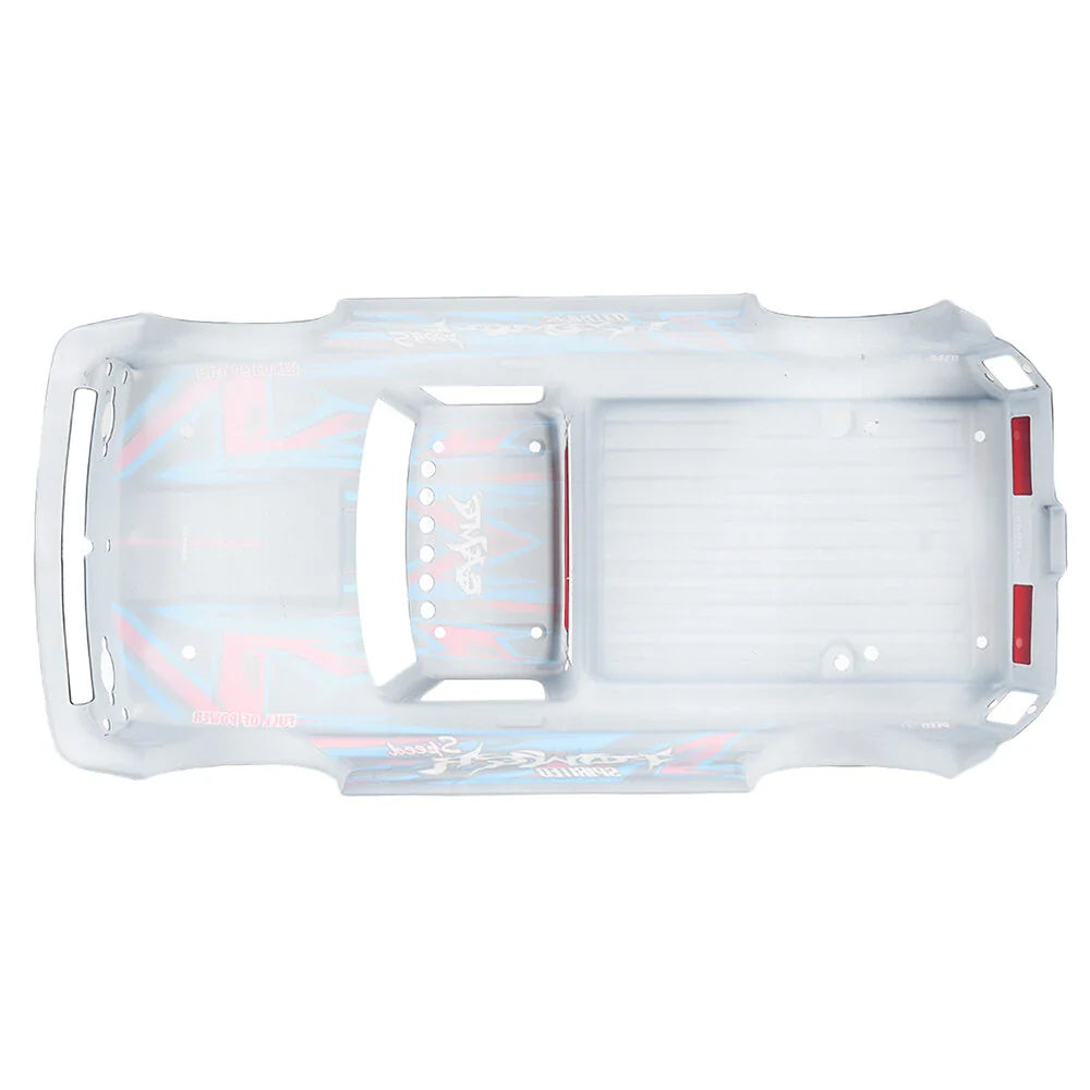 Wltoys 104072 1/10 RC Car Spare Body Shell Tail Wing w/ LED Light Painted 2103/2106 Vehicles Models Parts Accessories