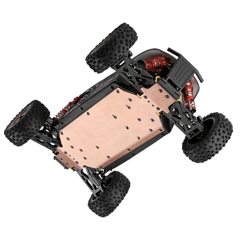 Wltoys 124016 V2 1/12 4WD 2.4G RC Car Brushless Desert Truck Off-Road Vehicle Models High Speed 75km/h Metal Chassis Two Three Battery