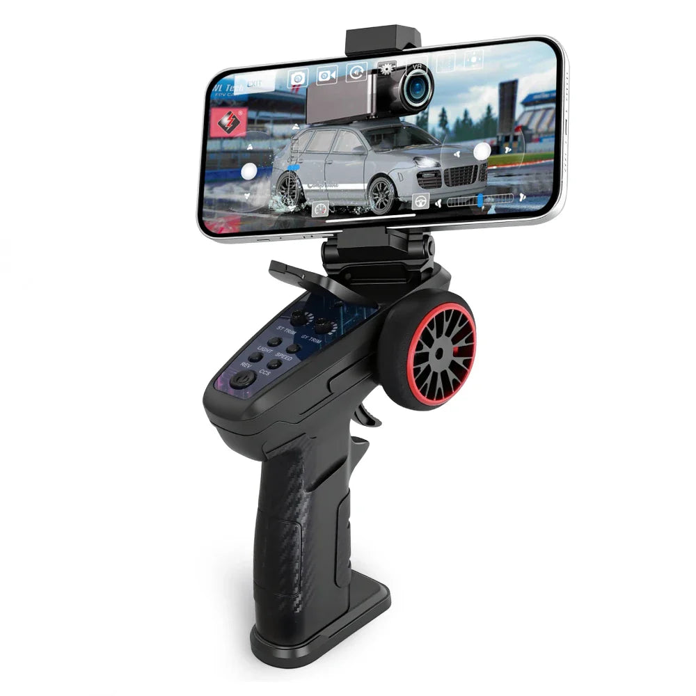 Wltoys 6405 6405-C 1/64 2.4G FPV RC Car Wifi Camera Photos Videos VR App Control Built In Gyro Drift Desktop Micro 3 Speed On-Road Mini Full Proportional Vehicles Models Toys