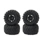 4PCS Tires Wheels All Terrain Universal Off-Road for MJX 16207 16208 HBX 16899 16890 Wltoys 144001 1/14 1/16 1/18 High Speed RC Cars Vehicles Models Spare Parts