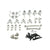 Upgraded Metal Parts Kit for Wltoys 284161 284131 284010 284131 K989 k979 K969 P929 P939 1/28 RC Cars Vehicles Models Accessories Set