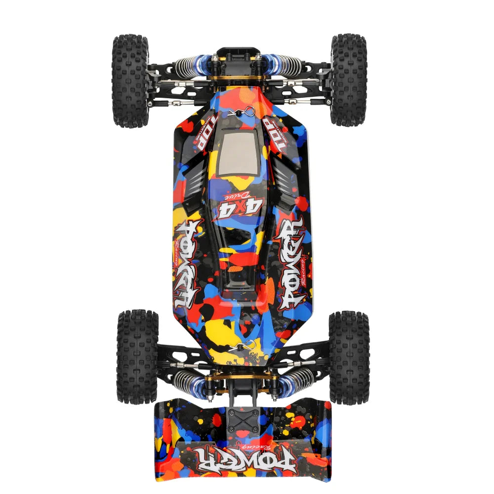 Wltoys 124007 1/12 2.4G 4WD Brushless RC Car 75km/h Off-Road Speed Racing Vehicles Models RTR Toys