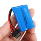 Wltoys 6.4V 320mAh 15C SM-4P Plug Li-ion Battery for 18628 18629 1/18 RC Car Vehicles Models