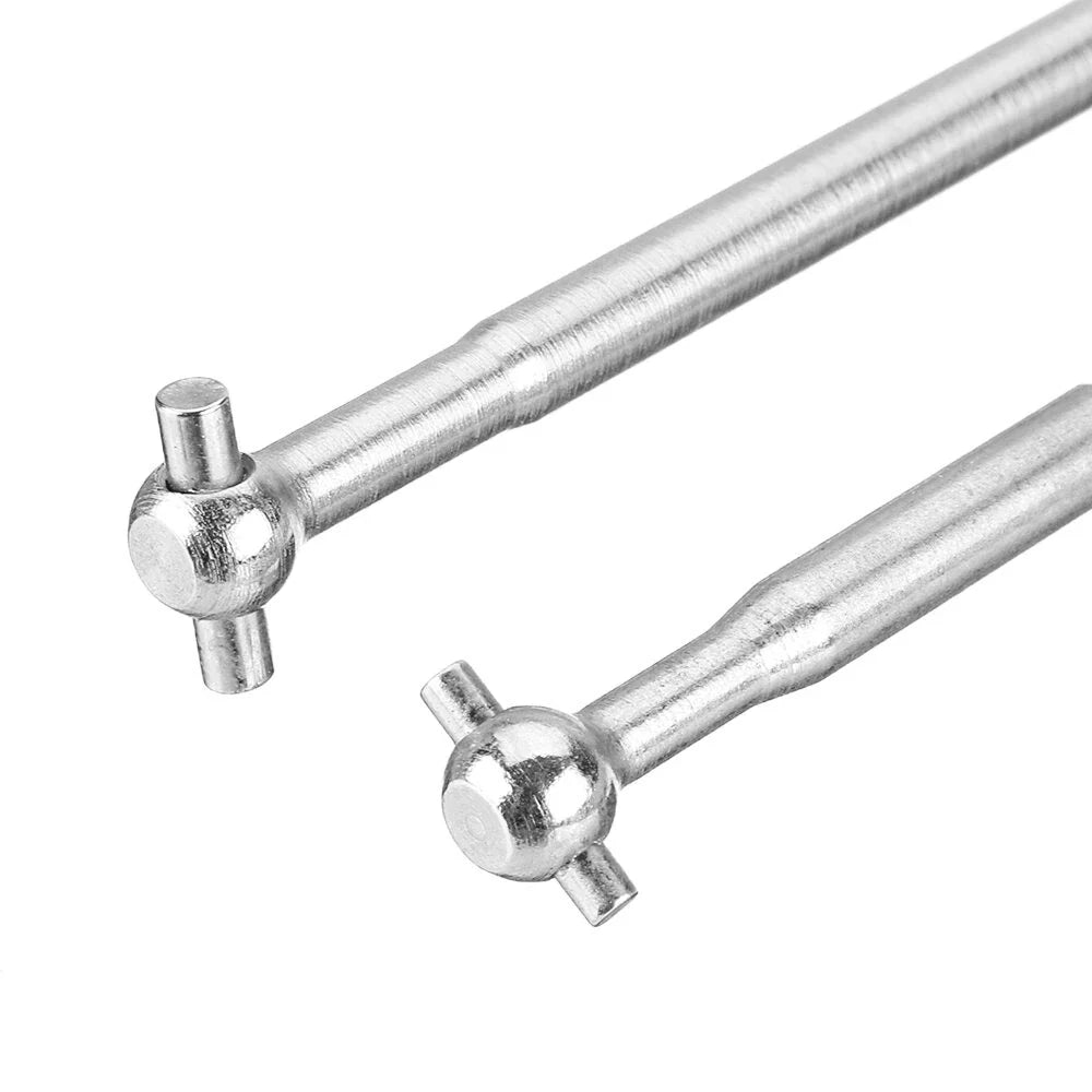 2PCS Wltoys 12402/12404/12409 1/12 RC Car Spare Metal Dog Bone Drive Shaft 0267 Vehicles Model Parts