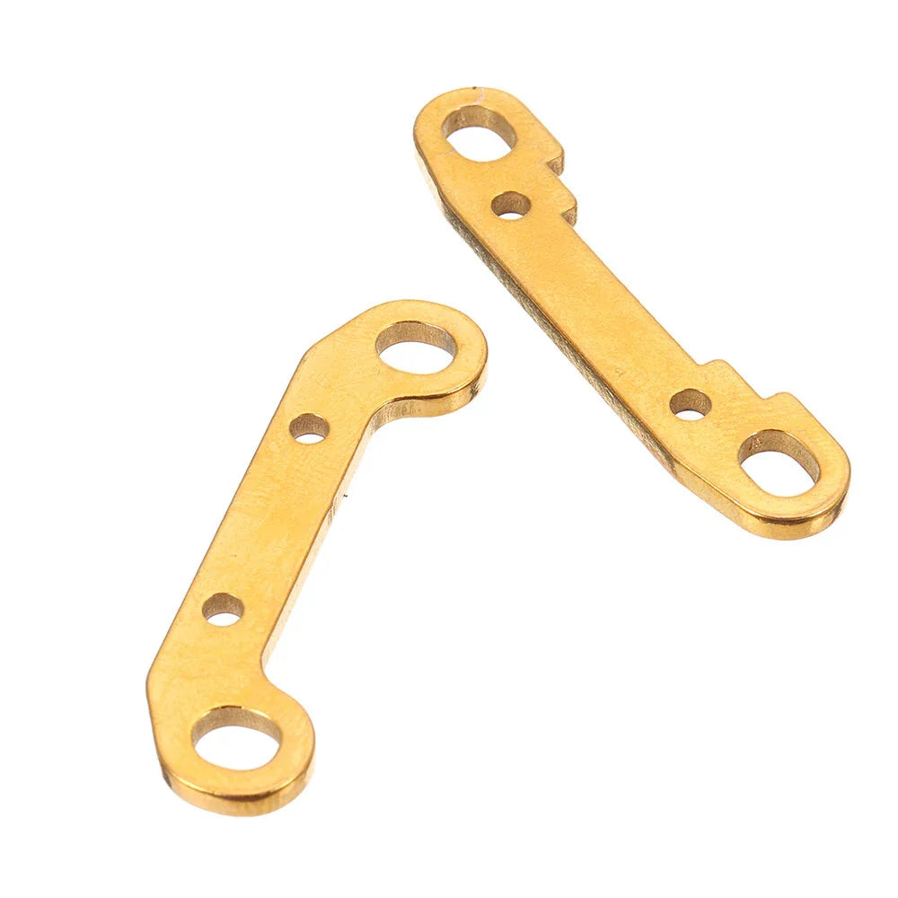 2PCS Wltoys 124017 124019 1/12 RC Car Spare Metal Front/Rear Swing Arm Reinforce Plate 1834 1835 Vehicles Model Parts
