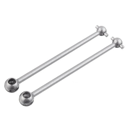 2PCS WLtoys 144001 144010 1/14 RC Car Spare Metal Universal Drive Shaft 1282 Vehicles Model Parts