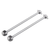 2PCS WLtoys 144001 144010 1/14 RC Car Spare Metal Universal Drive Shaft 1282 Vehicles Model Parts