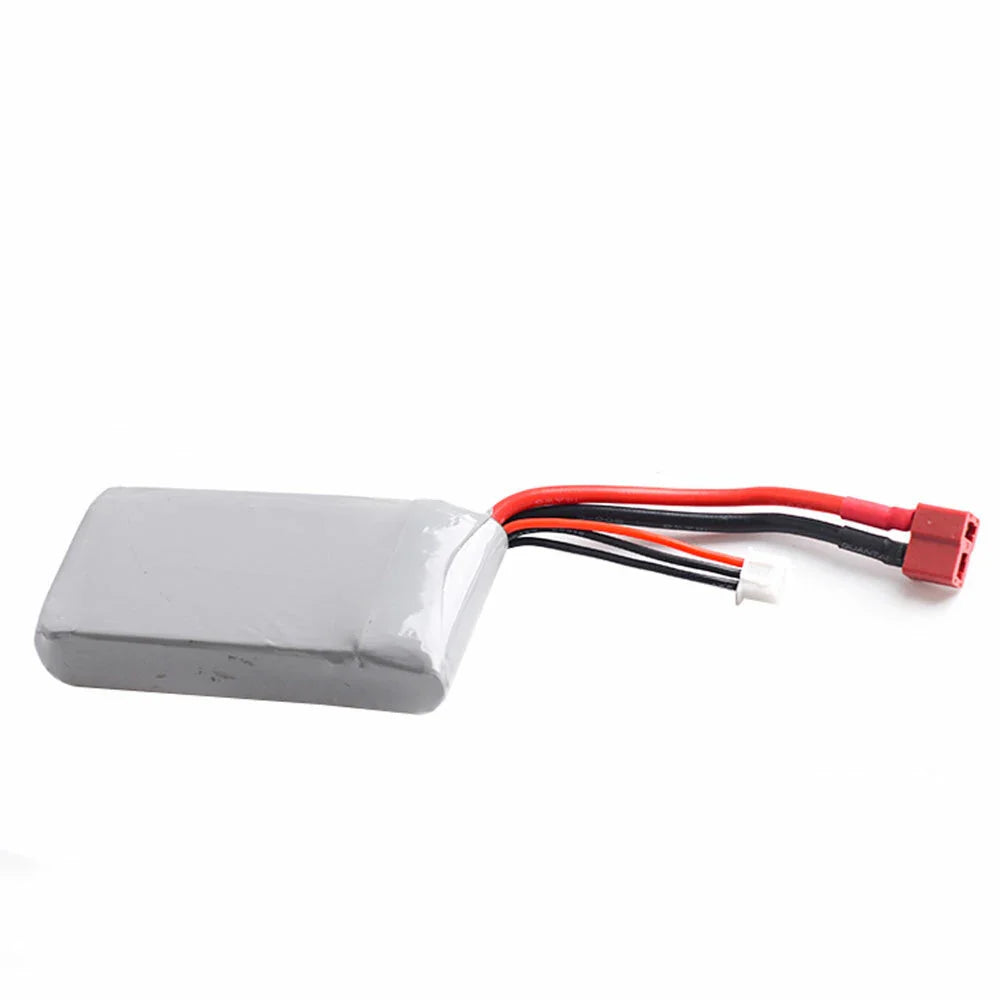 2700mAh 2S 7.4V 20C Lipo Battery T Plug for WLtoys 12428 12429  High Speed Off-Road RC Car