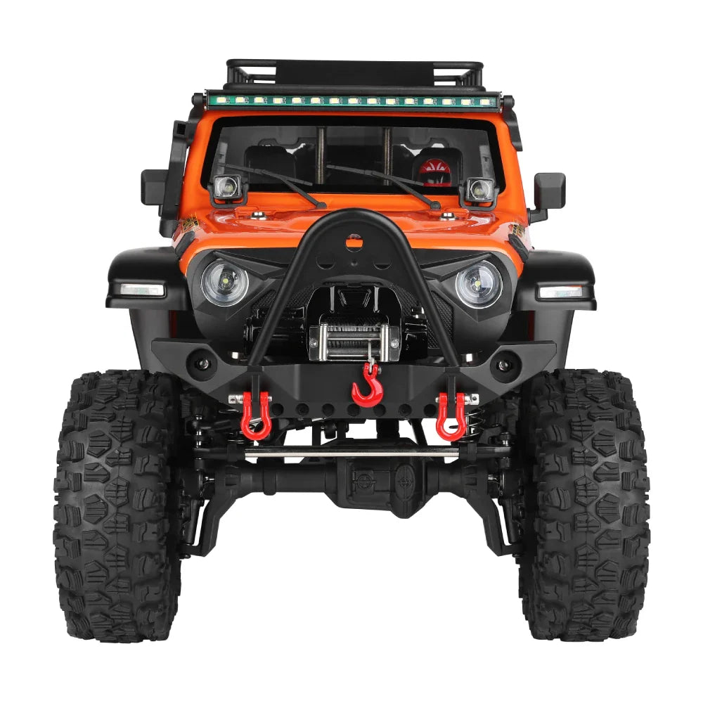 Wltoys 104010 RTR 1/10 2.4G 4WD RC Car Rock Crawler Off-Road Climbing Truck Full Proportional LED Light Vehicles Models Toys