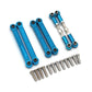 Upgraded Metal Front and Rear Tie Rod Set Wltoys 144001 144010 124016 124018 124007 124017 124019 124008 124007 124010 RC Car Parts