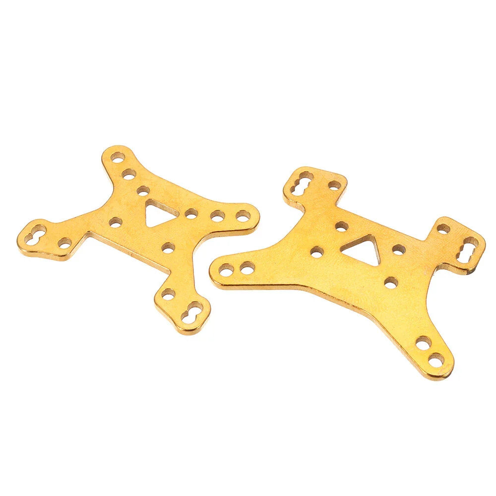 2PCS Wltoys 124017 124019 1/12 RC Car Spare Metal Front Rear Shock Absorber Plate Board 1833 Vehicles Model Parts