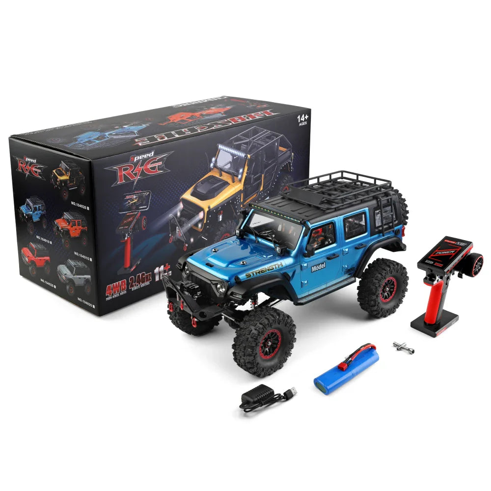 Wltoys 104010 RTR 1/10 2.4G 4WD RC Car Rock Crawler Off-Road Climbing