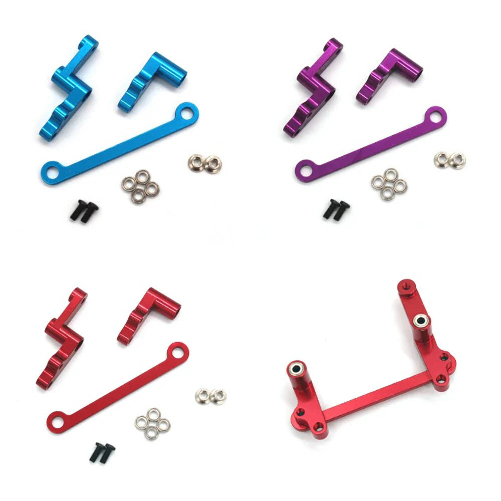 Metal Upgrade Accessories Steering Assembly For Wltoys 124008 124010 1/12 RC Car Parts