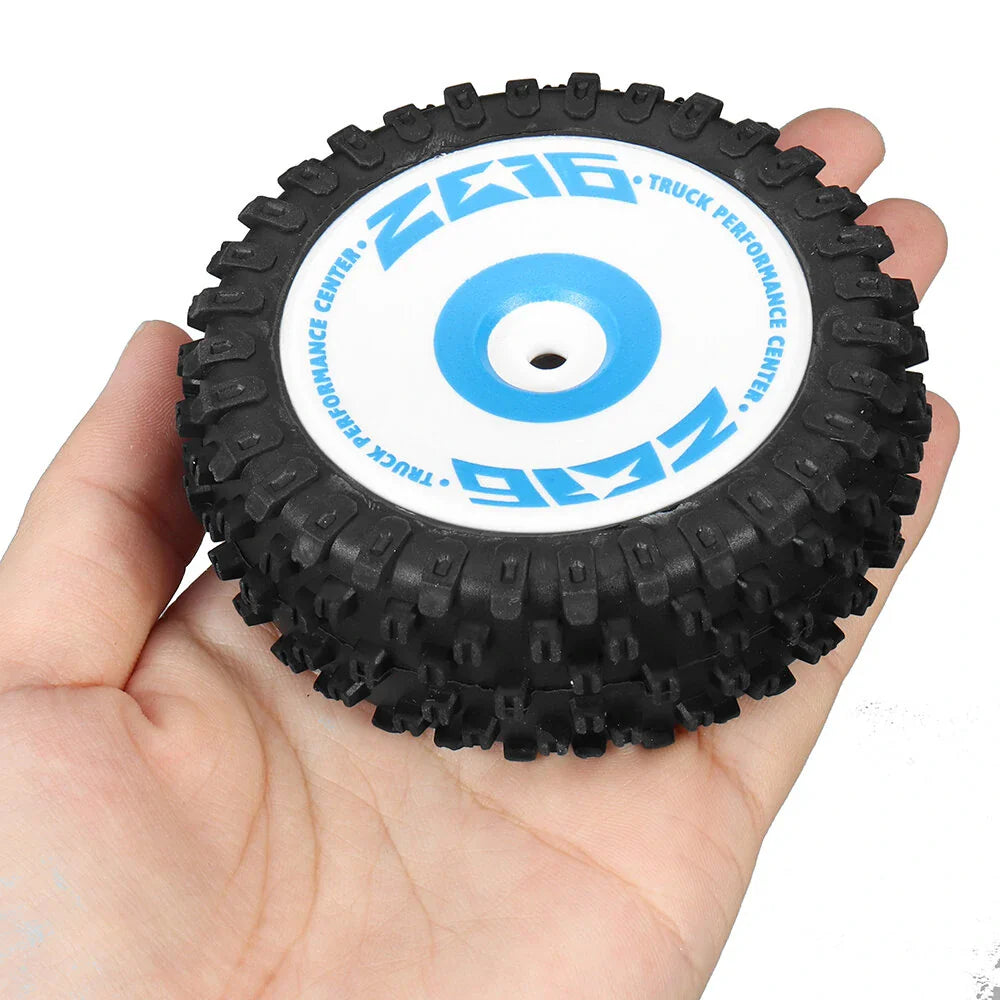 2PCS Wltoys 124017 Brushless 1/12 RC Car Spare Front/Rear Tires 2017 2018 Vehicles Model Parts