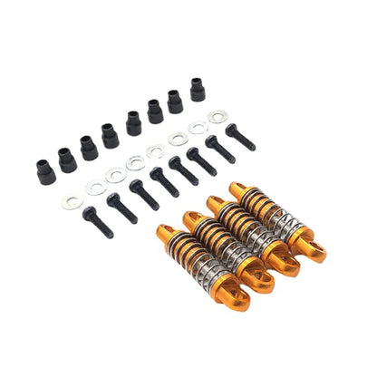 4PCS Upgraded Metal Shock Absorbers Dampers for Wltoys 1/28 284161 284010 284131 K969 K979 K989 K999 P929 P939 RC Cars Vehicles Models Parts