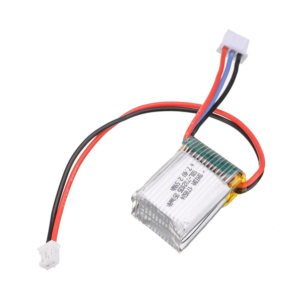 Wltoys 2428 1/24 RC Car Parts 7.4V 320mAh 2S SM2P Plug Lipo Battery Vehicles Models Spare Accessories 2802
