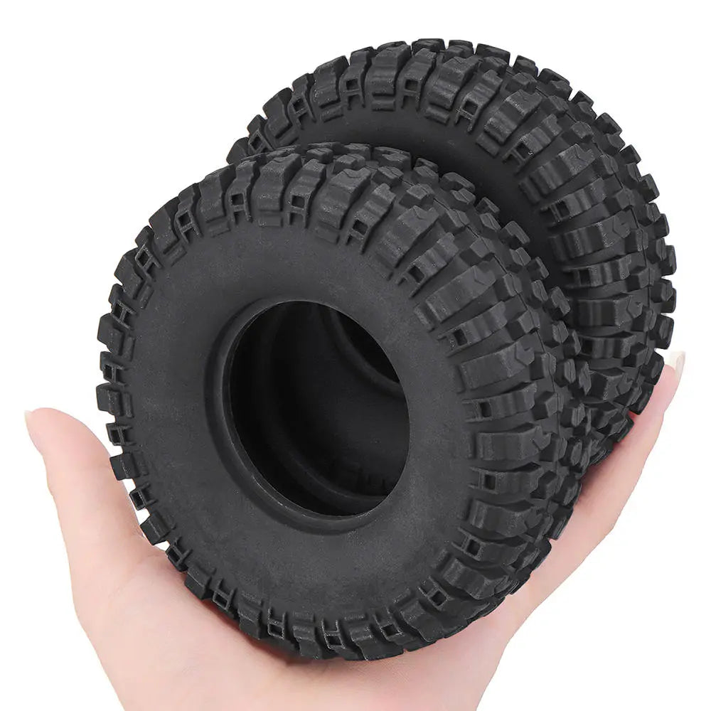 2PCS Wltoys Tires for K949 10428 10428A/B/C/A2/B2/C2 1/10 Rc Car Spare Parts K949-02