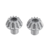 2PCS Wltoys 124016 124017 124018 124019 12429 1/12 RC Car Spare Zinc Alloy 12T Drive Gear 1154 Vehicles Model Parts