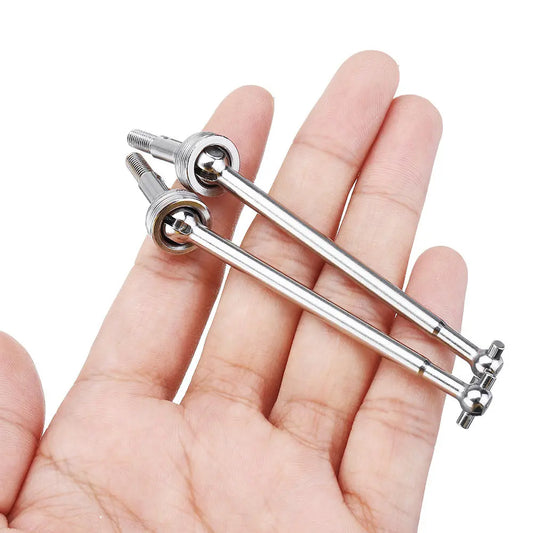 2PCS Wltoys 98mm Metal Front Universal Drive Shaft for K949 10428 1/10 Rc Car Parts K949-60
